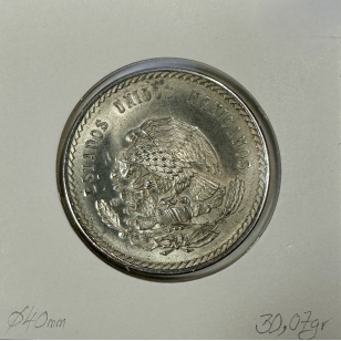 MEXIQUE - 5 PESOS 1948 - Pièce de Monnaie en Argent //... 2