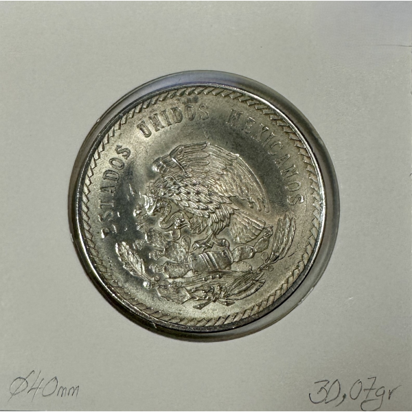 MEXIQUE - 5 PESOS 1948 - Pièce de...