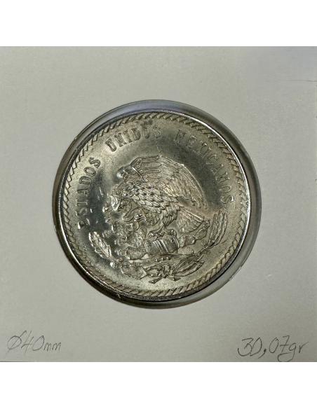 MEXIQUE - 5 PESOS 1948 - Pièce de Monnaie en Argent // Qualité : TTB