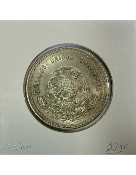 MEXIQUE - 5 PESOS 1947 - Pièce de Monnaie en Argent // Qualité : TTB