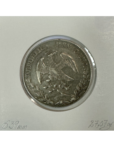 MEXIQUE - 8 REALES 1895 RS - Pièce de Monnaie en Argent // Qualité : TB