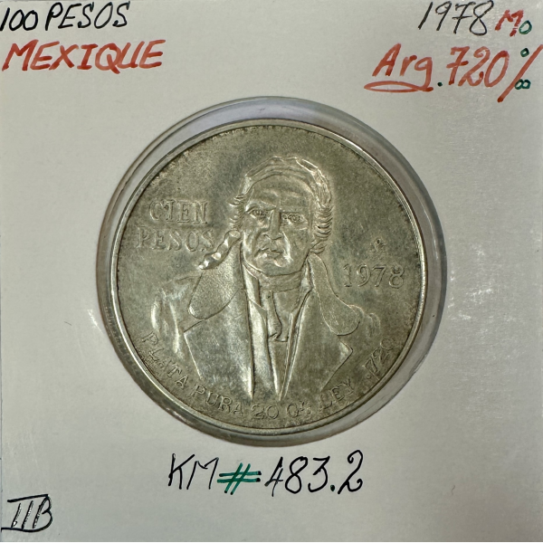 MEXIQUE - 100 PESOS 1978 Mo - Pièce...