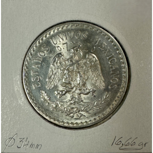 MEXIQUE - 1 PESO 1943 - Pièce de Monnaie en Argent //... 2