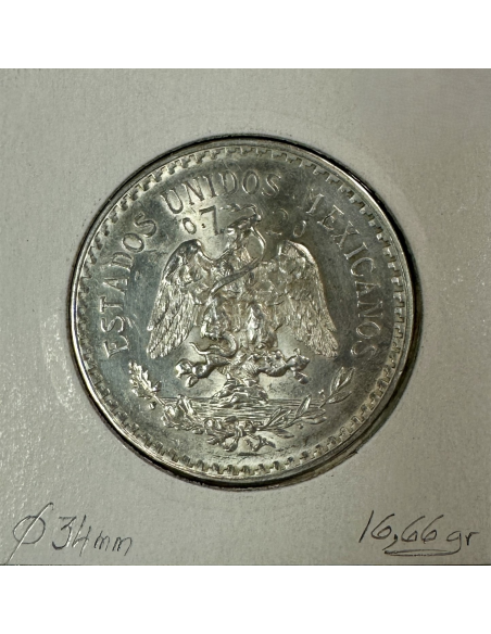 MEXIQUE - 1 PESO 1943 - Pièce de Monnaie en Argent // Qualité : SUP