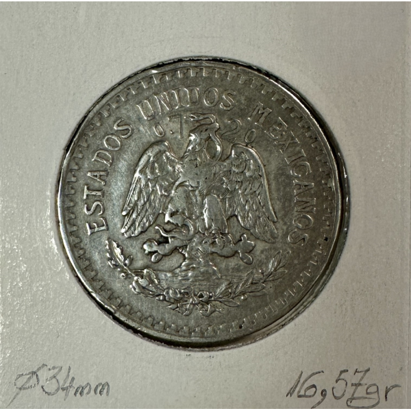MEXIQUE - 1 PESO 1920 - Pièce de...