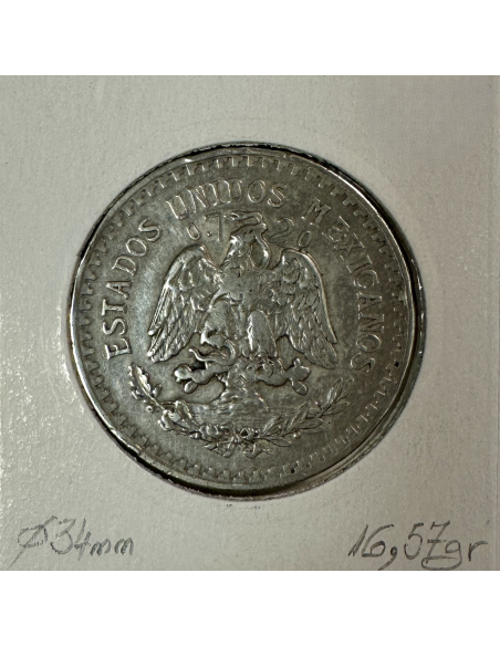 MEXIQUE - 1 PESO 1920 - Pièce de Monnaie en Argent // Qualité : TB