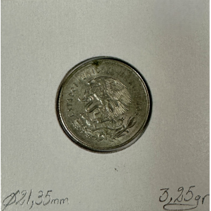 MEXIQUE - 25 CENTAVOS 1853 - Pièce de Monnaie en Argent... 2