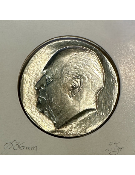 NORVEGE - 50 KRONER 1978 - Pièce de Monnaie en Argent - SUP