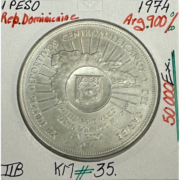 REPUBLIQUE DOMINICAINE - 1 PESO...