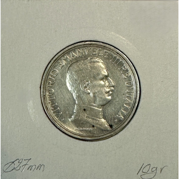 ITALIE - 2 LIRE 1917 R - Pièce de...