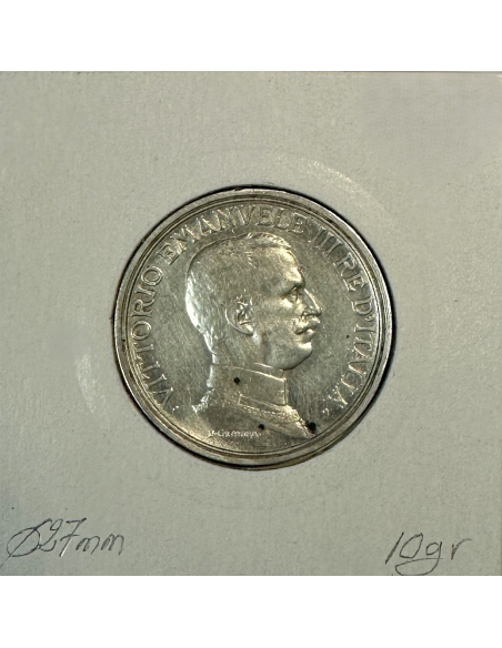 ITALIE - 2 LIRE 1917 R - Pièce de Monnaie en Argent // Qualité : TTB