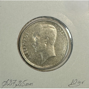 BELGIQUE - 2 FRANCS 1912 - Pièce de Monnaie en Argent // TTB 2