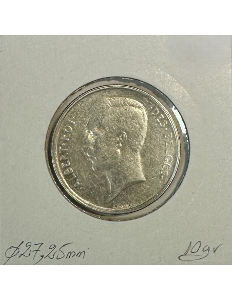 BELGIQUE - 2 FRANCS 1912 - Pièce de Monnaie en Argent // TTB
