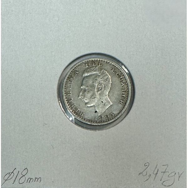 EQUATEUR - LIMA - 1 DECIMO (1893)...