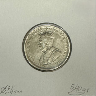 AUSTRALIE - 1 SHILLING 1920 - Pièce de Monnaie en Argent... 2