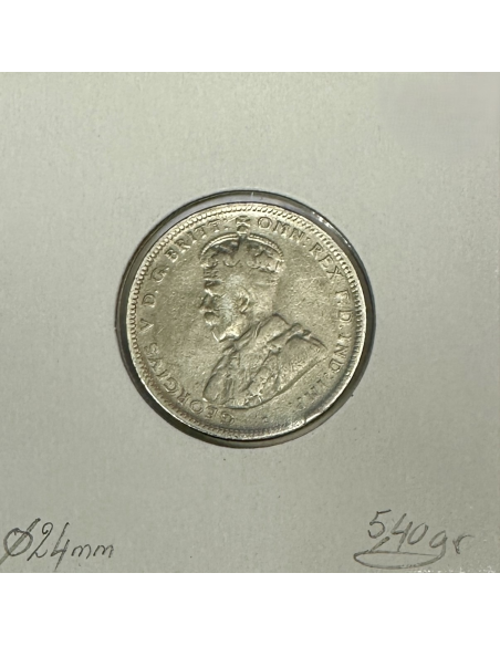 AUSTRALIE - 1 SHILLING 1920 - Pièce de Monnaie en Argent // TB
