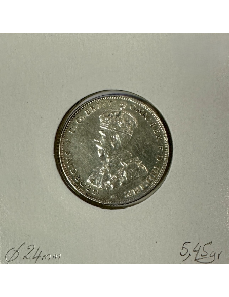 AUSTRALIE - 1 SHILLING 1935 - Pièce de Monnaie en Argent // TTB