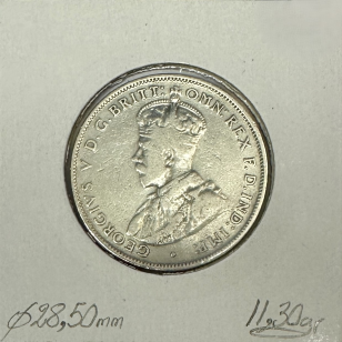 AUSTRALIE - 1 FLORIN 1936 - Pièce de Monnaie en Argent //... 2