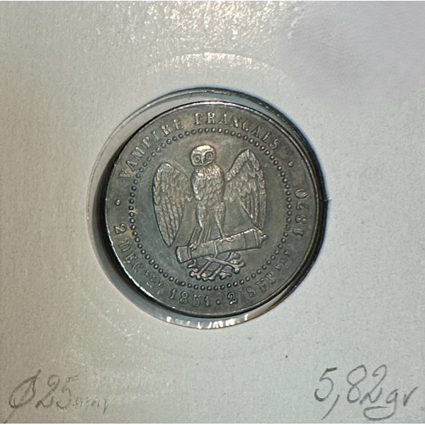 5 CENTIMES NAPOLEON III (SATIRIQUE)...