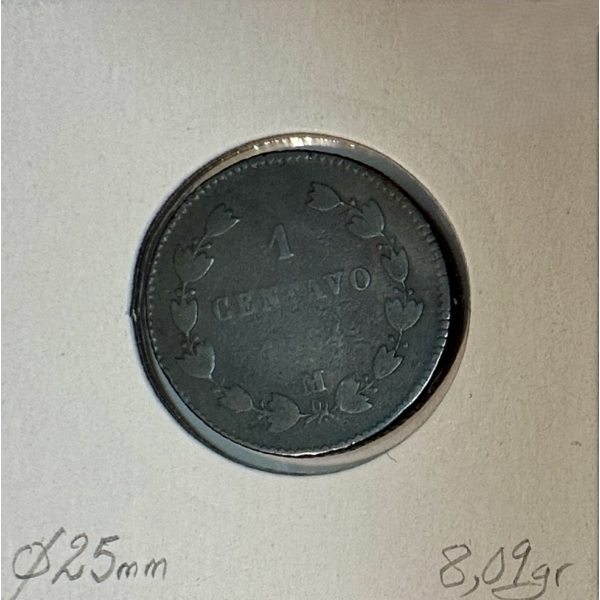 MEXIQUE - 1 CENTAVO 1864 M - Pièce de...