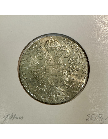 AUTRICHE - 1 THALER 1780 S.F (Marie-Thérèse) Monnaie en Argent // TTB (REF 3)