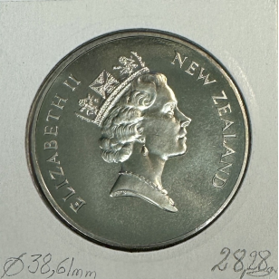 NOUVELLE-ZELANDE - 5 DOLLARS 1997 - Monnaie en... 2