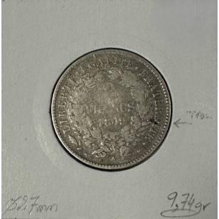 2 FRANCS CERES - 1849A - Pièce de monnaie en Argent //... 2