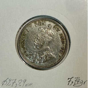 AFRIQUE DE L'EST - 1 Shilling 1924 - Monnaie en Argent //... 2