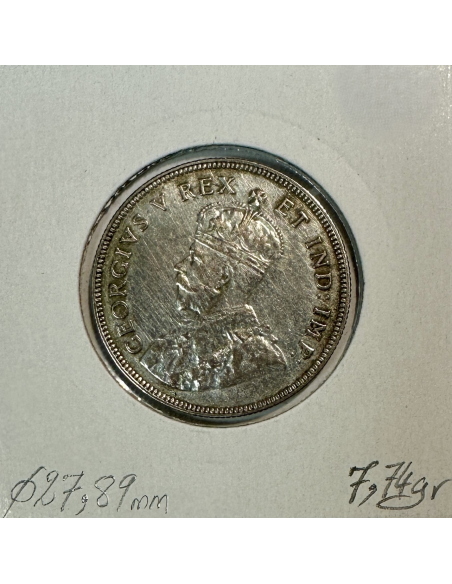 AFRIQUE DE L'EST - 1 Shilling 1924 - Monnaie en Argent // Qualité : TTB