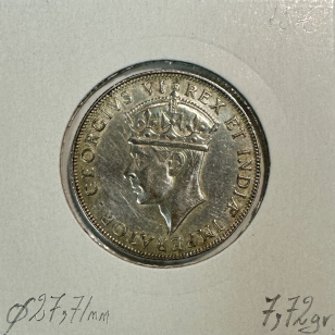 AFRIQUE DE L'EST - 1 Shilling 1941 - Monnaie en Argent //... 2