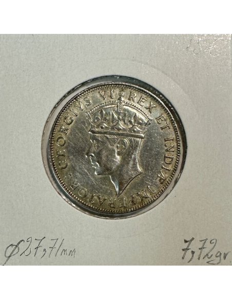 AFRIQUE DE L'EST - 1 Shilling 1941 - Monnaie en Argent // Qualité : TTB