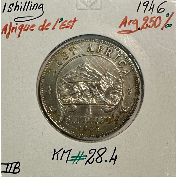 AFRIQUE DE L'EST - 1 Shilling 1946 -...