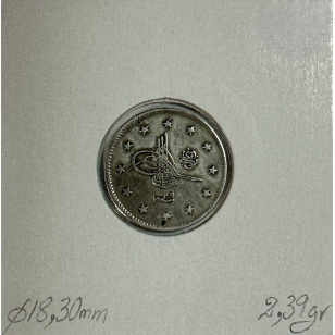 TURQUIE - 2 KURUSH 1903 (AH 1293) - Pièce de Monnaie en... 2