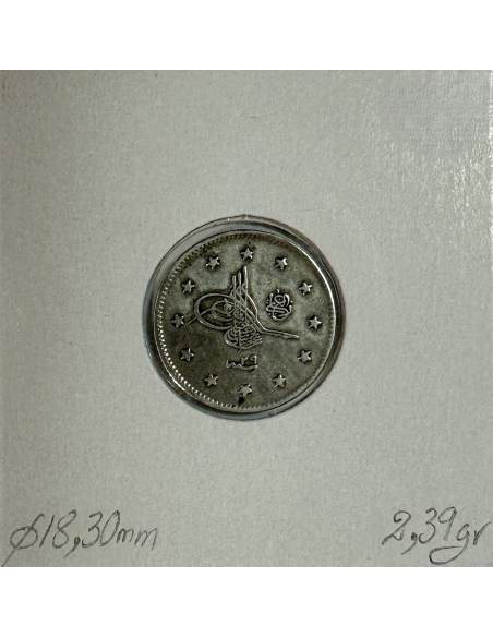 TURQUIE - 2 KURUSH 1903 (AH 1293) - Pièce de Monnaie en Argent // Qualité : TB