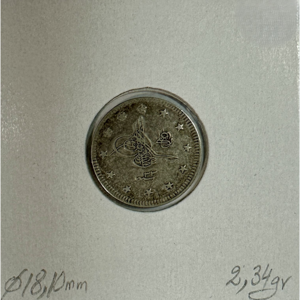 TURQUIE - 2 KURUSH 1907 (AH 1293) -...