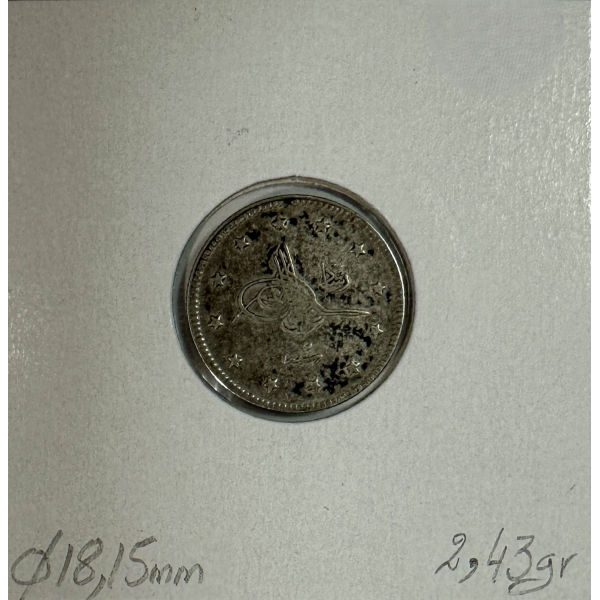 TURQUIE - 2 KURUSH 1910 (AH 1327) -...