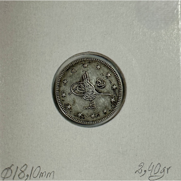 TURQUIE - 2 KURUSH 1911 (AH 1327) -...