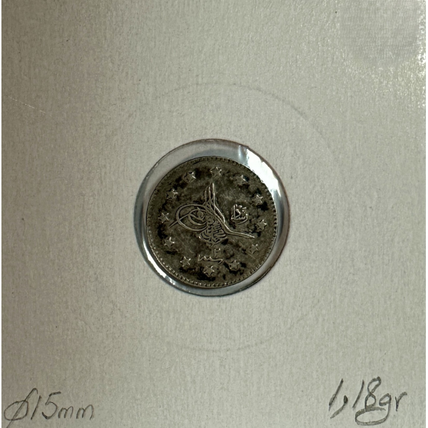 TURQUIE - 1 KURUSH 1910 (AH 1327) -...