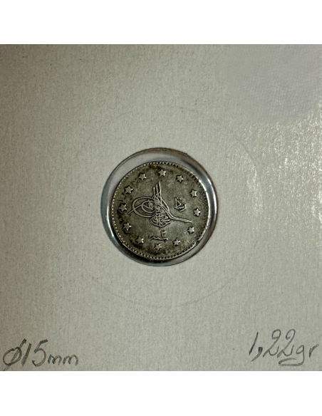 TURQUIE - 1 KURUSH 1910 (AH 1327) - Monnaie en Argent // TTB (REF 2)