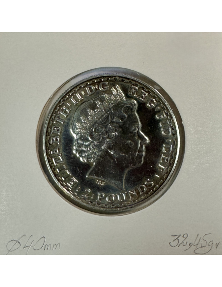 ROYAUME-UNI / GRANDE BRETAGNE - 2 Pounds 2010 - Monnaie en Argent (BRITANNIA)