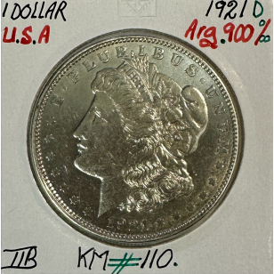 ETATS-UNIS - USA - 1 DOLLAR 1921 D - Pièce de Monnaie en...