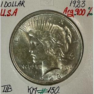ETATS-UNIS - USA - 1 DOLLAR 1923 - Pièce de Monnaie en...