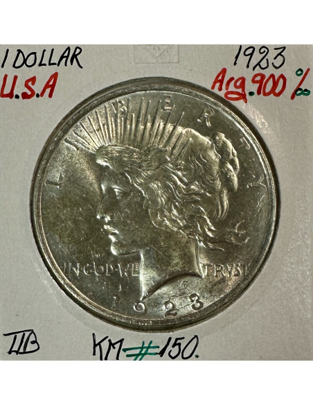 ETATS-UNIS - USA - 1 DOLLAR 1923 - Pièce de Monnaie en argent // TTB