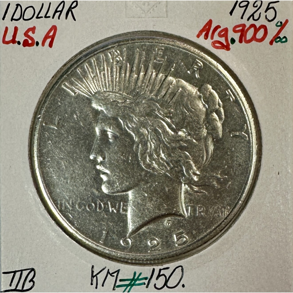 ETATS-UNIS - USA - 1 DOLLAR 1925 -...