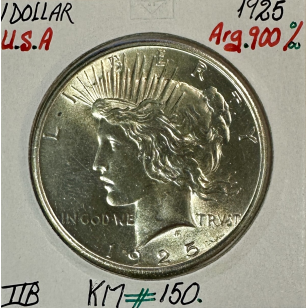 ETATS-UNIS - USA - 1 DOLLAR 1925 - Pièce de Monnaie en...