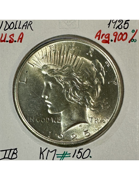 ETATS-UNIS - USA - 1 DOLLAR 1925 - Pièce de Monnaie en argent // REF 2