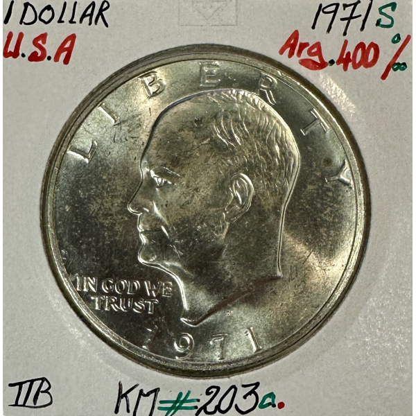 ETATS-UNIS - USA - 1 DOLLAR 1971 S -...