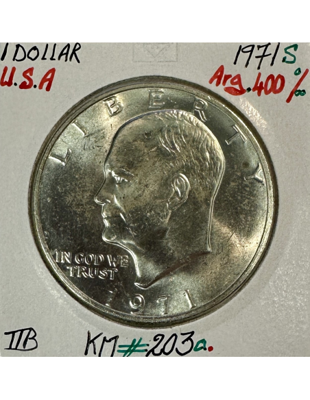 ETATS-UNIS - USA - 1 DOLLAR 1971 S - Pièce de Monnaie en argent // TTB