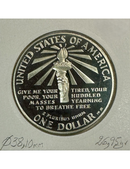ETATS-UNIS - USA - 1 DOLLAR 1986 S - Pièce de Monnaie en argent // Qualité : BE