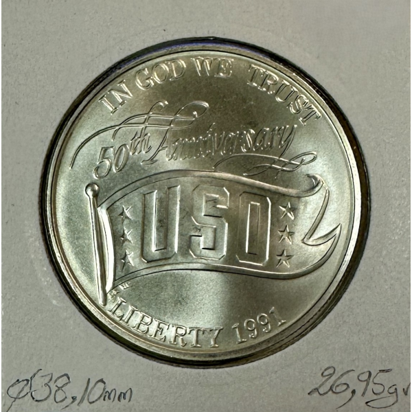 ETATS-UNIS - USA - 1 DOLLAR 1991 D -...